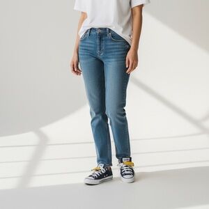 All Star Women's Navy and Yellow Sneakers